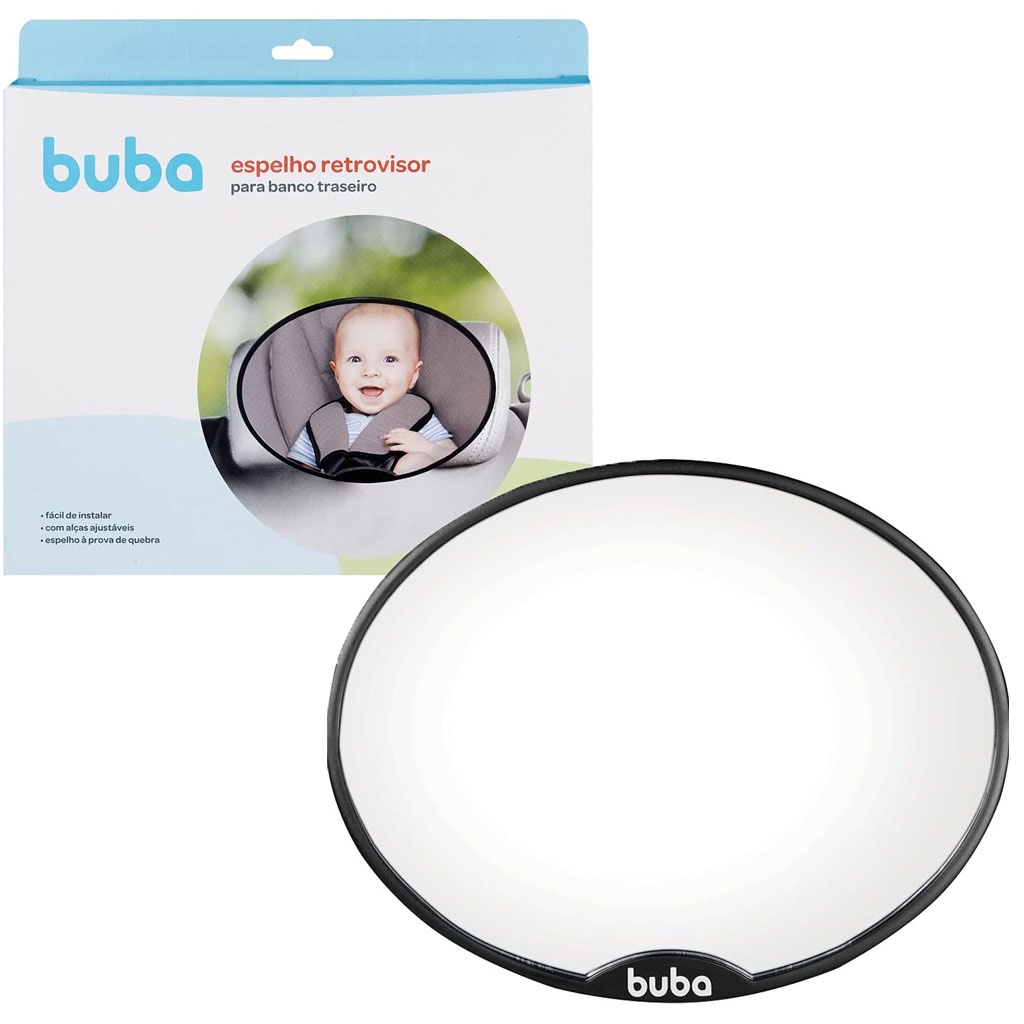 Espelho Retrovisor Para Banco Traseiro Carro 13242 - Buba - Mom & Baby
