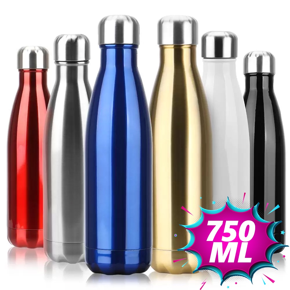 GARRAFA AGUA 750 ML INOX ACADEMIA