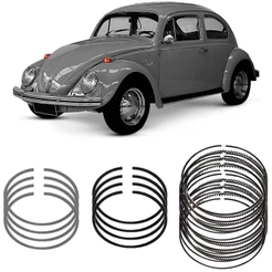 Jogo Anel Segmento Volkswagen Fusca 1300 68 a 84 Metal Leve