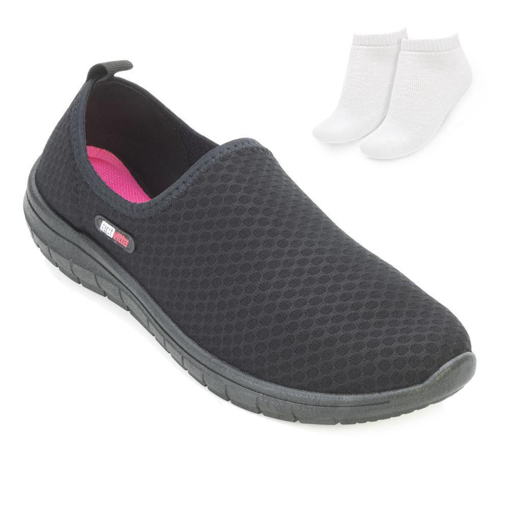 Tênis Slip On Actvitta e Meia AT23-4828