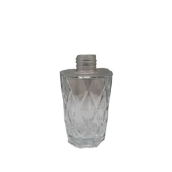 Frasco para aromatizador de Vidro Redondo - Difusor Transparente - 200ml - 1 unidade - Rizzo