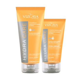 Kit Shampoo e Condicionador - Vizcaya Hydra Care - Shampoo 200ml + Condicionador 150ml