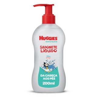 Sabonete Líquido Huggies Extra Suave 200ml