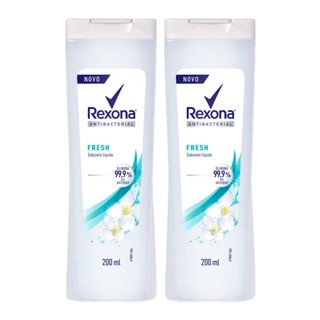 Kit Sabonete Líquido Rexona Antibacterial Fresh 250ml - 2 unidades