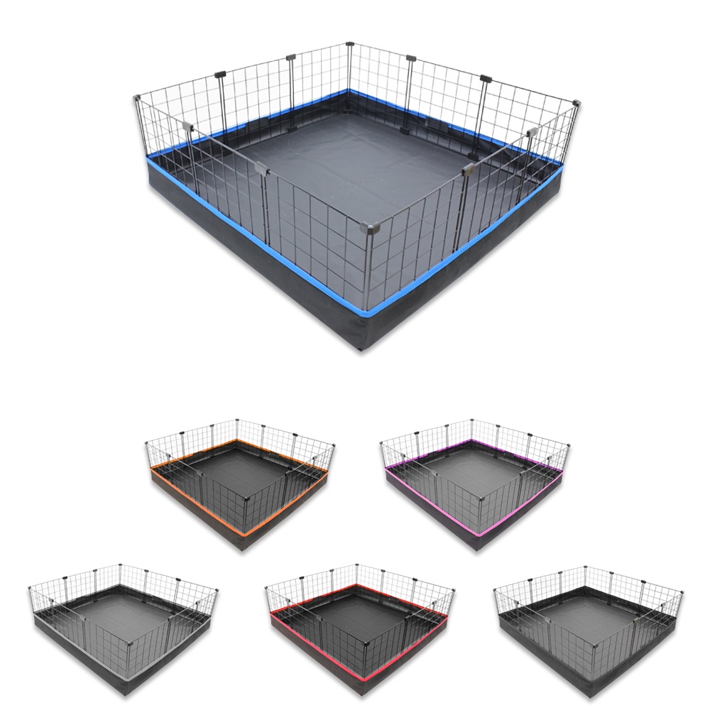 Cercado P/ Porquinho da Índia Coelho Roedores Cercado Pet com Bandeja Higiênica Impermeável 90x90cm em Oferta na Shopee