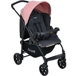 Carrinho Berço p/ Passeio Burigotto Ecco CZ Rosa - até 15kg