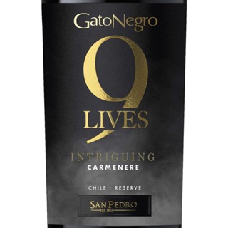 Vinho Tinto Gato Negro 9 Lives Reserva Carmenere 750ml