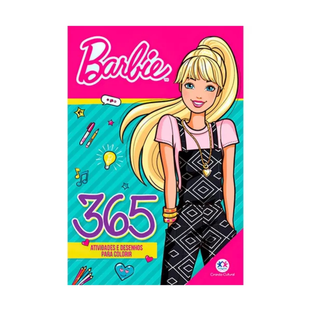 Livro para colorir Barbie 365 atividades e desenhos para colorir