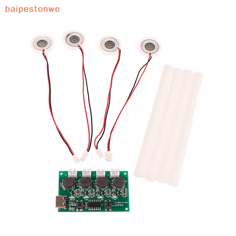 [baipestonwe] DC5V Tipo-C Umidificador DIY Kits Mist Maker Driver Placa De Circuito 4 Fogger Filme De Atomização Folha M