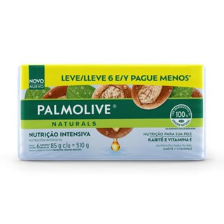 Sabonete em Barra Palmolive Naturals Nutrição Intensiva Karité e Vitamina E 85g
