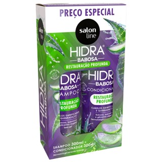 Kit Shampoo + Condicionador Salon Line Hidra Babosa e Queratina 300ml