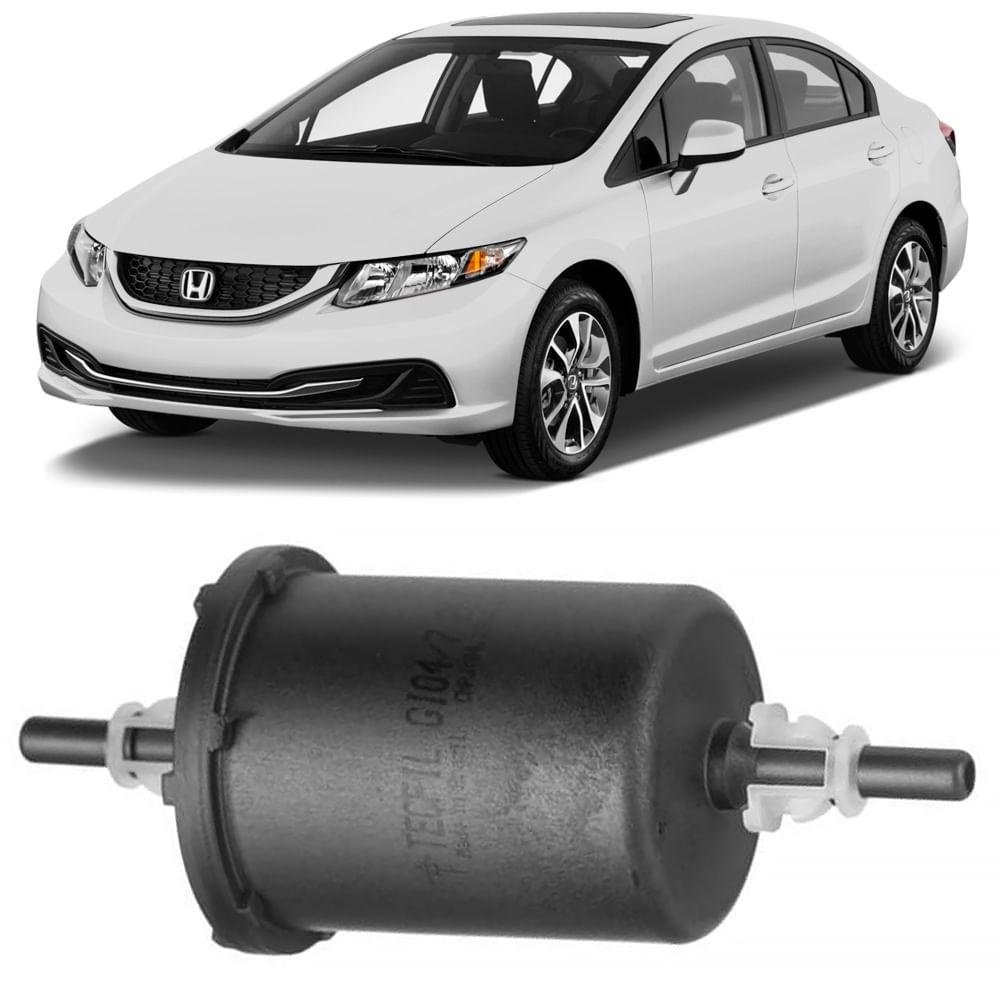 Filtro Combustível Civic 1.8 2.0 2012 A 2017 Flex Tecfil em Oferta na Shopee