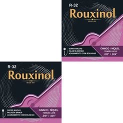 Kit 2 Encordoamento Cavaquinho Tensão Leve “0.24 R32 Rouxinol PRR32L