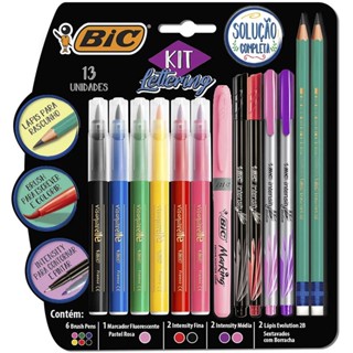 Kit lettering Solução Completa com 13 itens 971080 Bic