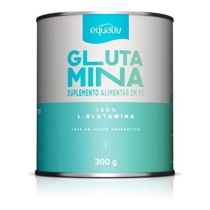 Equaliv Glutamina Pó - 100 % L-glutamina - 300g