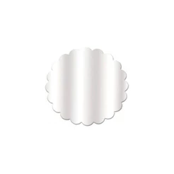 Fundo Rendado para Doces 7cm Incolor - 100 unidades - Cromus - Rizzo Confeitaria