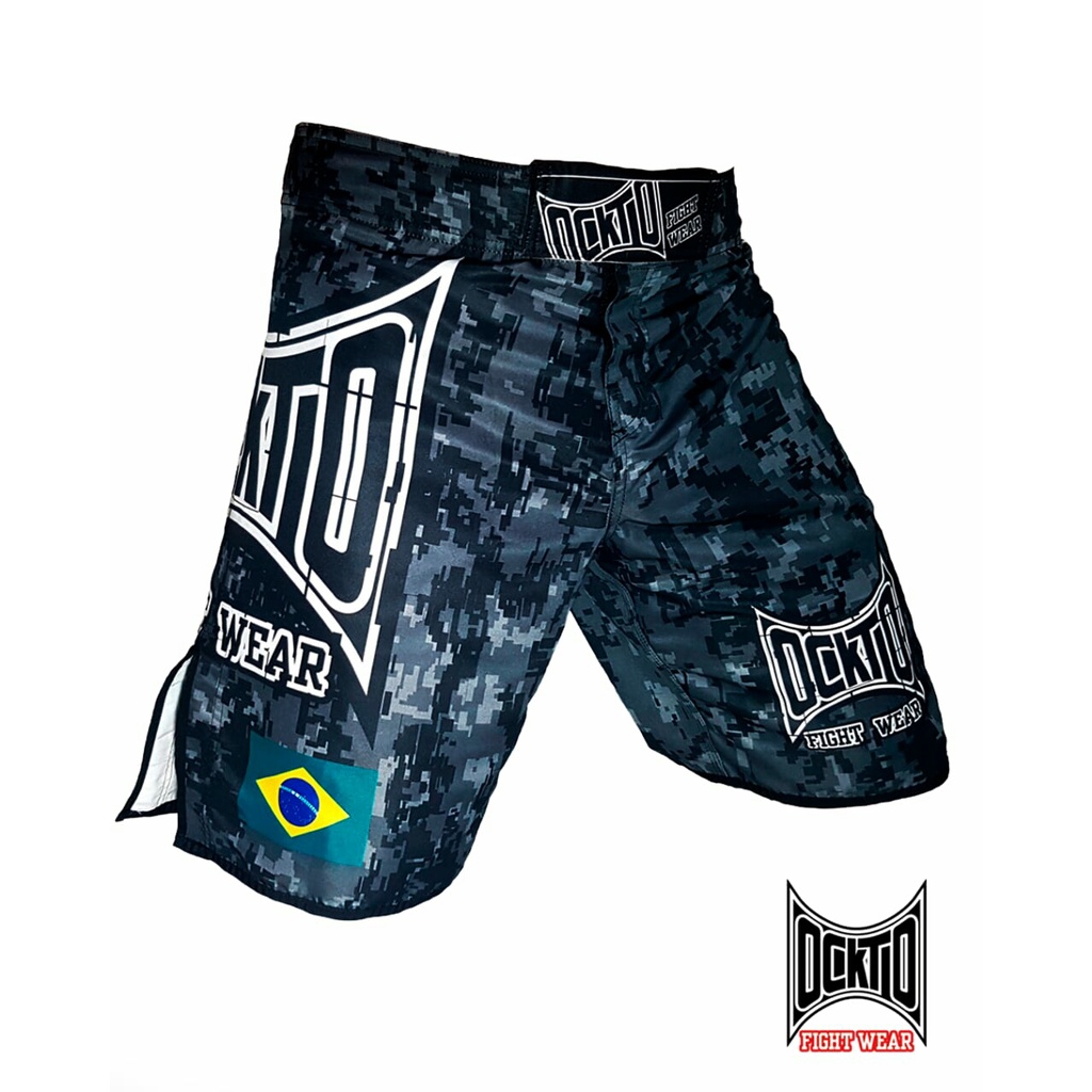 Short Bermuda MMA Camuflado Digital Ockto