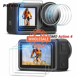 [Fotografia Ao Ar Livre Filme Protetor Anti-Riscos/Vidro Temperado Compatível Para DJI OSMO Action 4/HD Camera Lens Glass Cover/Front Back Screen Protector