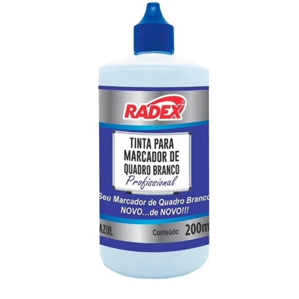 Reabastecedor Pincel Quadro Branco Azul 200ml Radex
