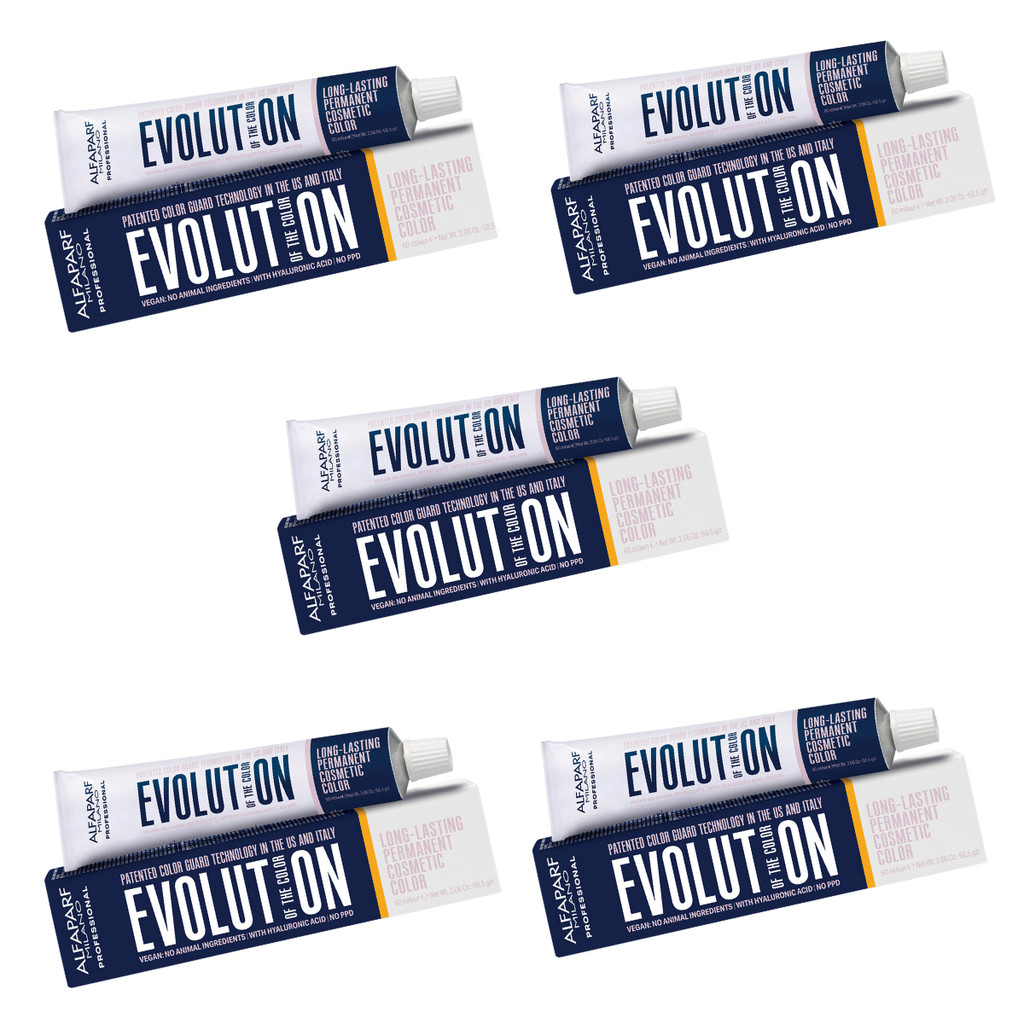 Kit 5 Colorações Profissional Evolution Alfaparf  60g - Todas As Cores - Escolha pelo Chat