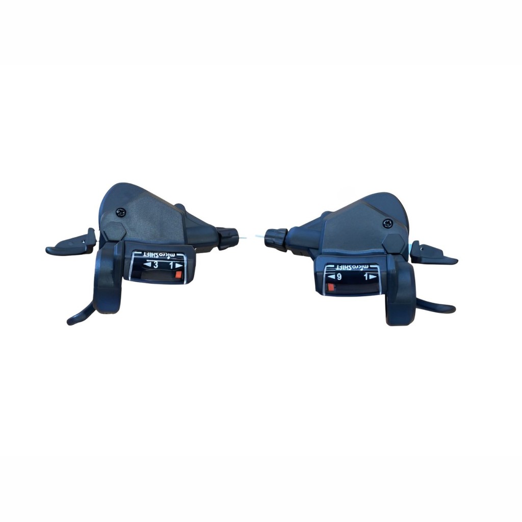 Par Alavanca de Câmbio Microshift TS39-9 27V Trocador Passador MTB Speed