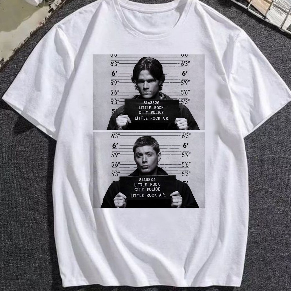 Camiseta blusa supernatural unissex sam e dean whichester Camisa 100% Algodão
