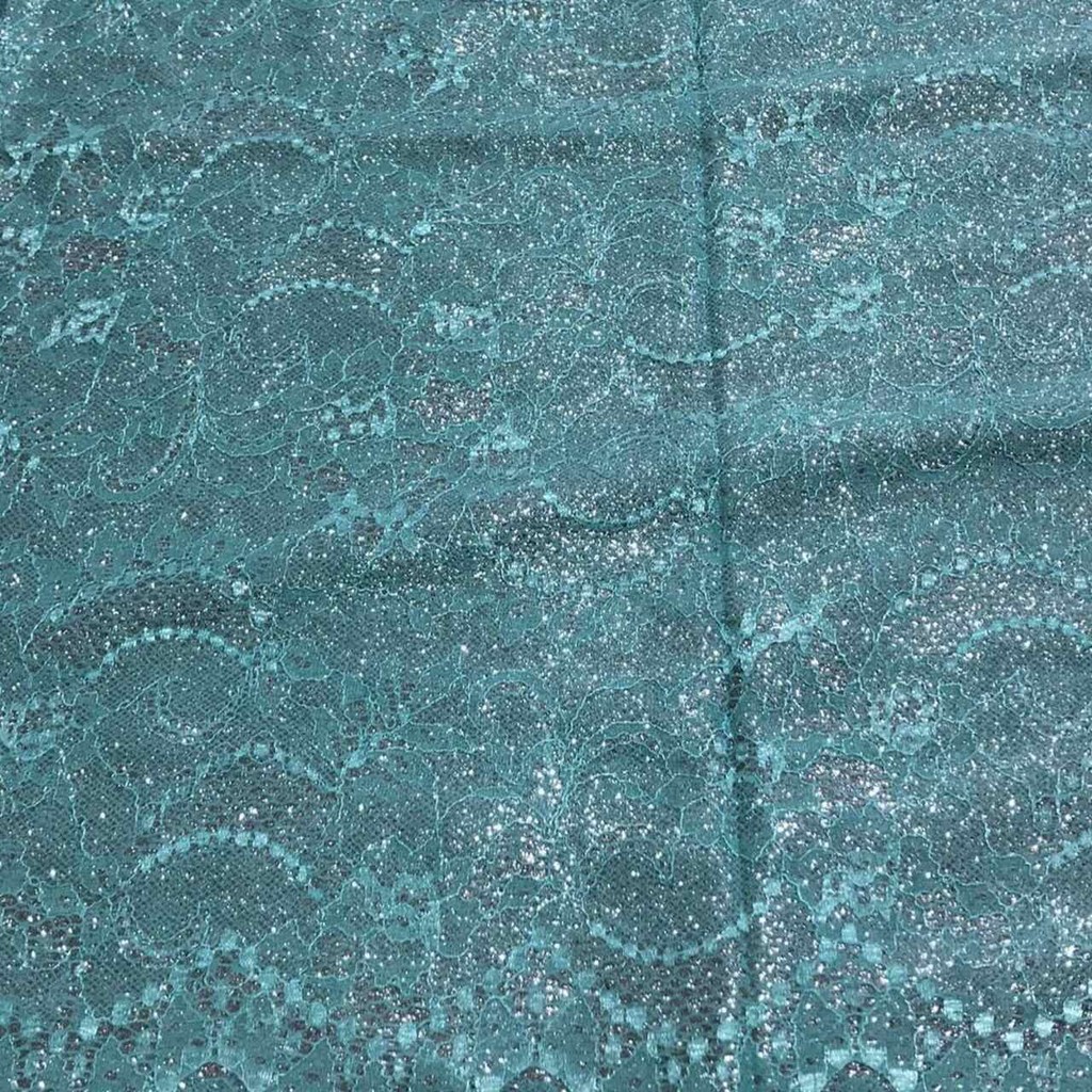 Tecido Renda Lurex 55% Poliamida 45% Poliester Tiffany
