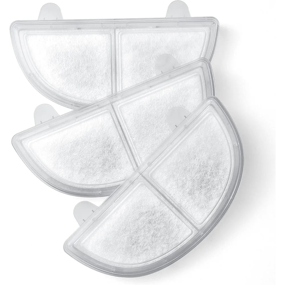 Filtros de Substituição para Fonte de Água para Pets com 3 Unid. Exclusivo para Fonte Bebedouro CF20 e WF20 HomerunPET