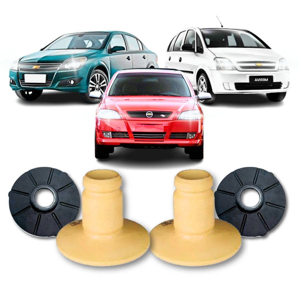 Kit Batente Calço Amortecedor Traseiro Astra Vectra Meriva