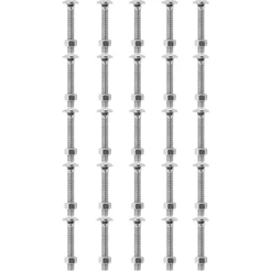 Kit Parafuso Francês Com Porca 1/4'' x 1.1/2'' - 53,0004 (Com 25 Unidades) - Nord