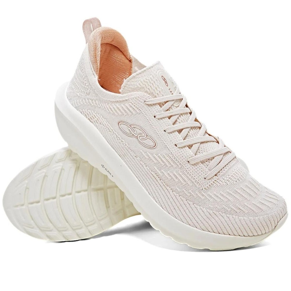 Tênis Olympikus Lance Feminino - Bege em Oferta na Shopee