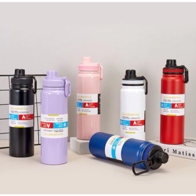 Garrafa Térmica 800-1000ml garrafa espacial Quente & Frio Com Isolamento Térmico De Grande Capacidade