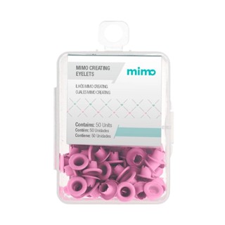 Ilhós Mimo Creating - Redondo - Rosa Candy - 4,5 mm - 50 Unids em Oferta na Shopee