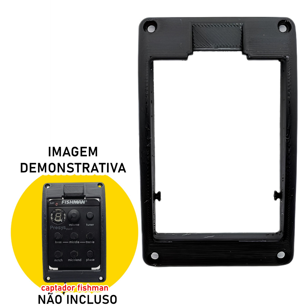 Moldura Captador Fishman P/ Violão Artec Edge-nd
