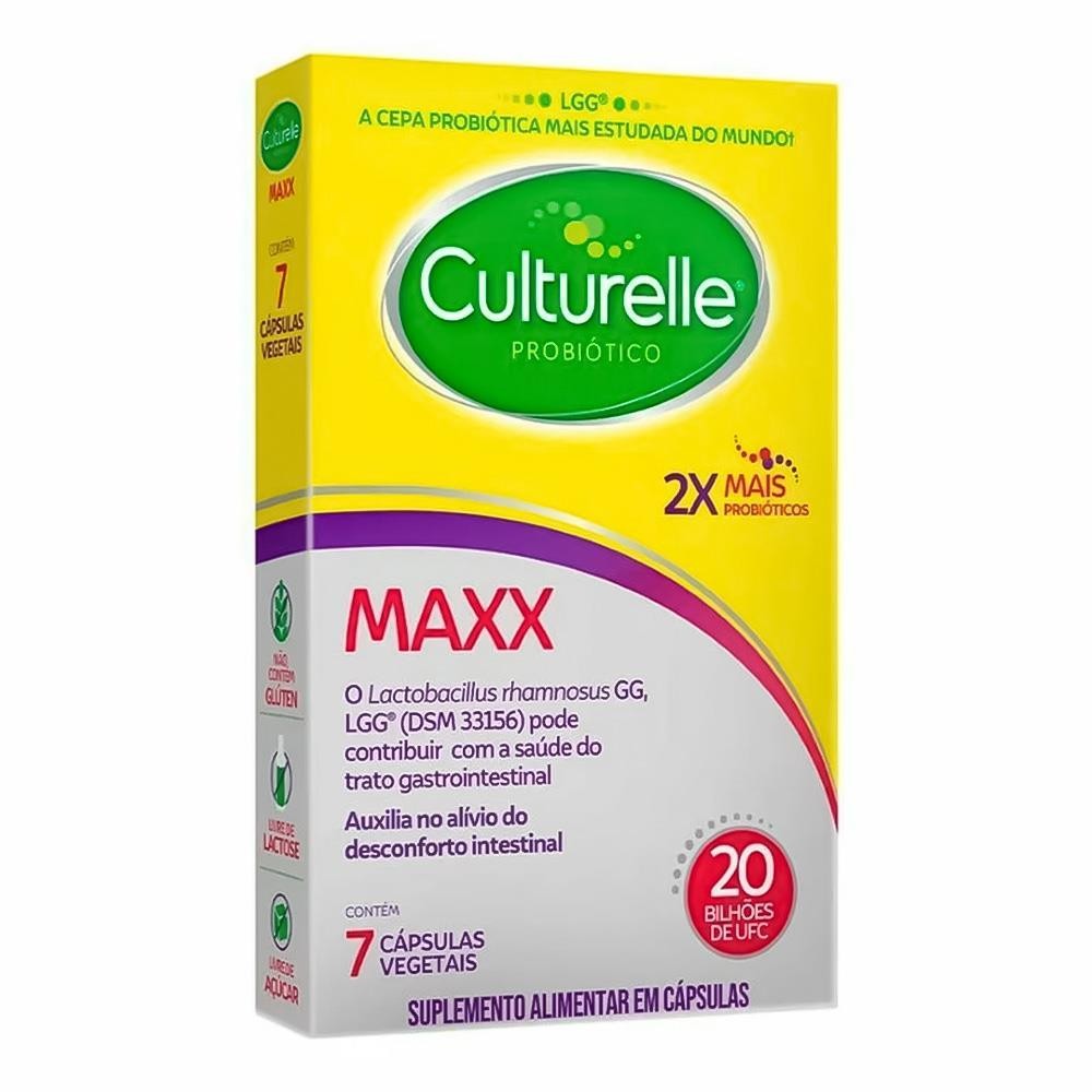 CULTURELLE PROBIOTICO MAXX COM 7 CÁPSULAS em Oferta na Shopee