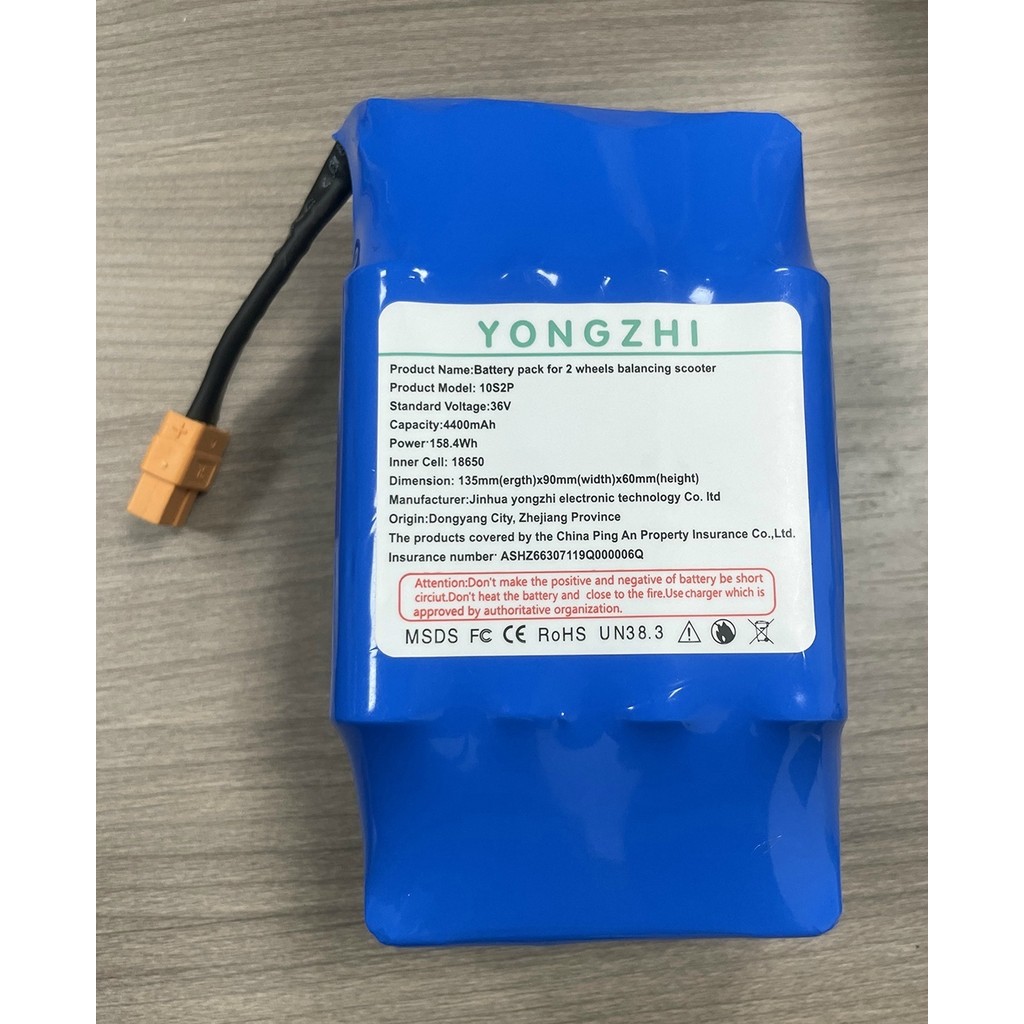Bateria Universal Yongzhi Para Scooter De Equilíbrio 2 Rodas  yihan