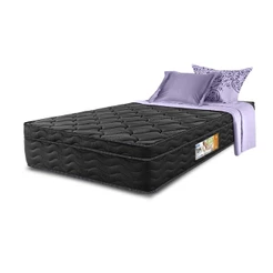 Colchão Solteiro OrtoFirm Black 88x188x28 One Face Espuma D33 Preto