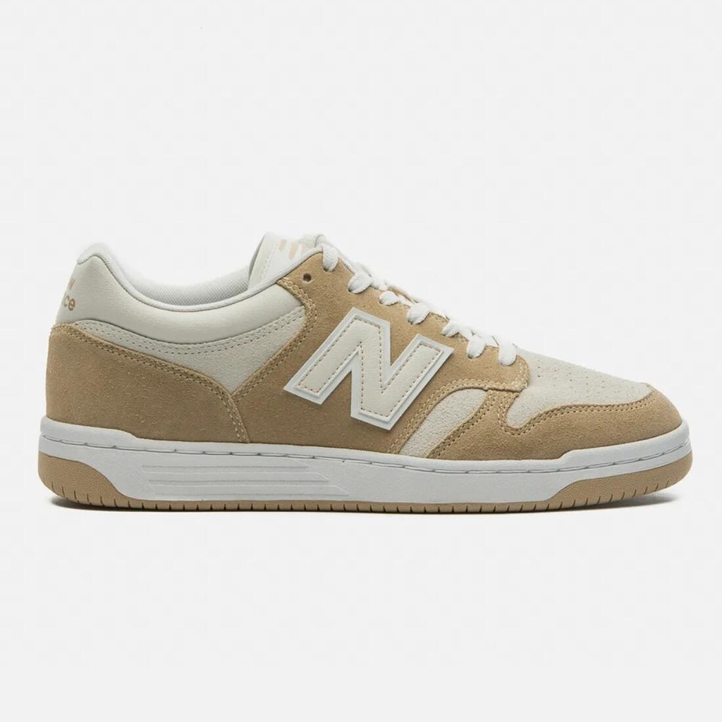 Tênis New Balance 480 Low Bege Masculino Casual
