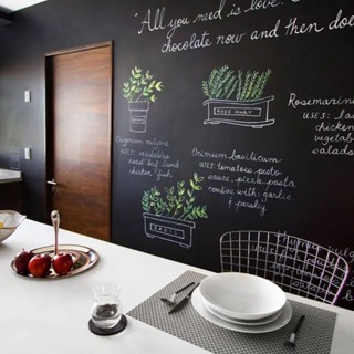 Adesivo De Parede Lousa - Papel Parede Lousa - Papel De Parede Adesivo Lousa - Papel De Parede Auto Colante Lousa 1,44m²