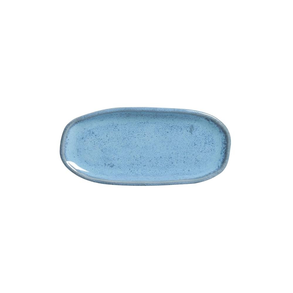 Conjunto com 4 Travessas Oval Rasa Mini Orgânico Breeze 16,5x8cm