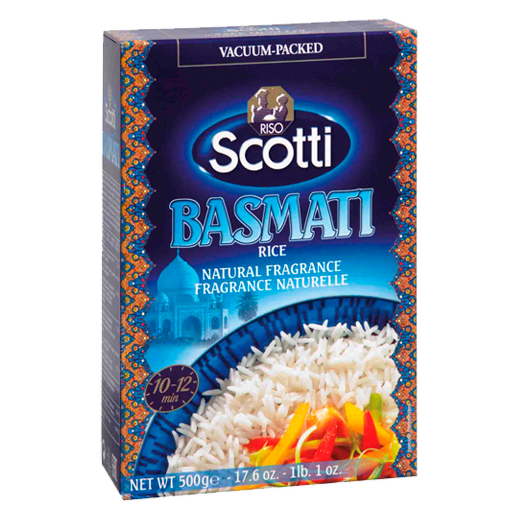 ARROZ NATURAL SCOTTI  BASMATI 500G em Oferta na Shopee