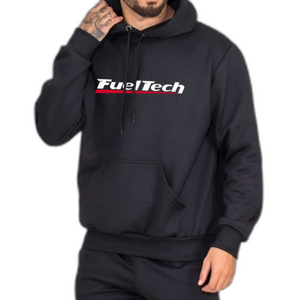 Moletom Fueltech Premium Canguru Flanelado frio