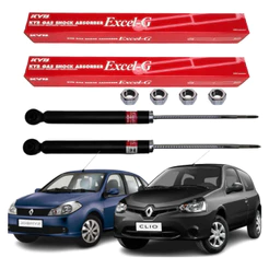 Par Amortecedor Traseiro Renault Clio 98 A 2016 Kayaba
