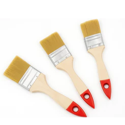 Conjunto 3 Pincéis de Pintura Multiuso Cerdas Macias e Resistentes