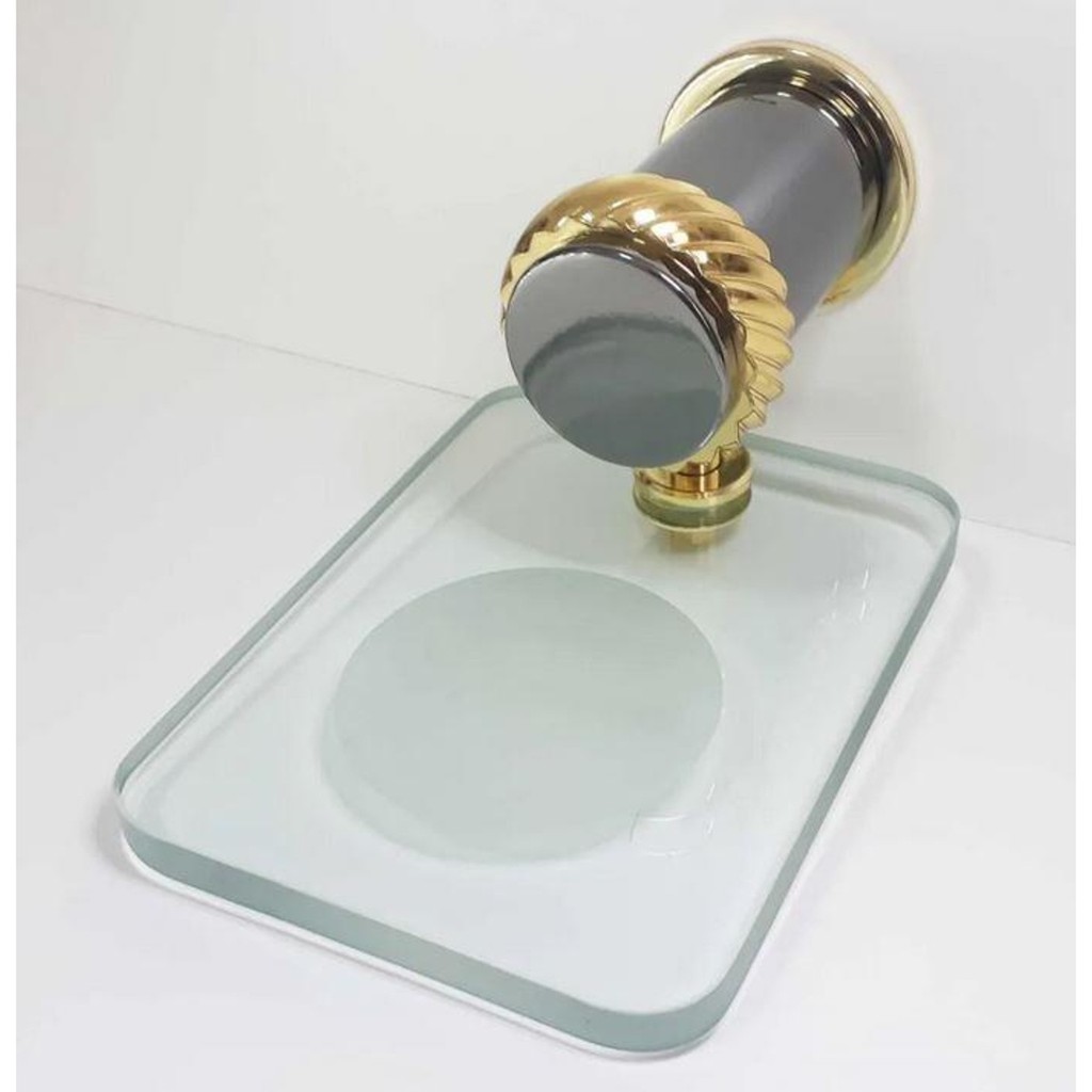 Saboneteira Parede Linea Onix / Dourado Deca  - 2010.S.A