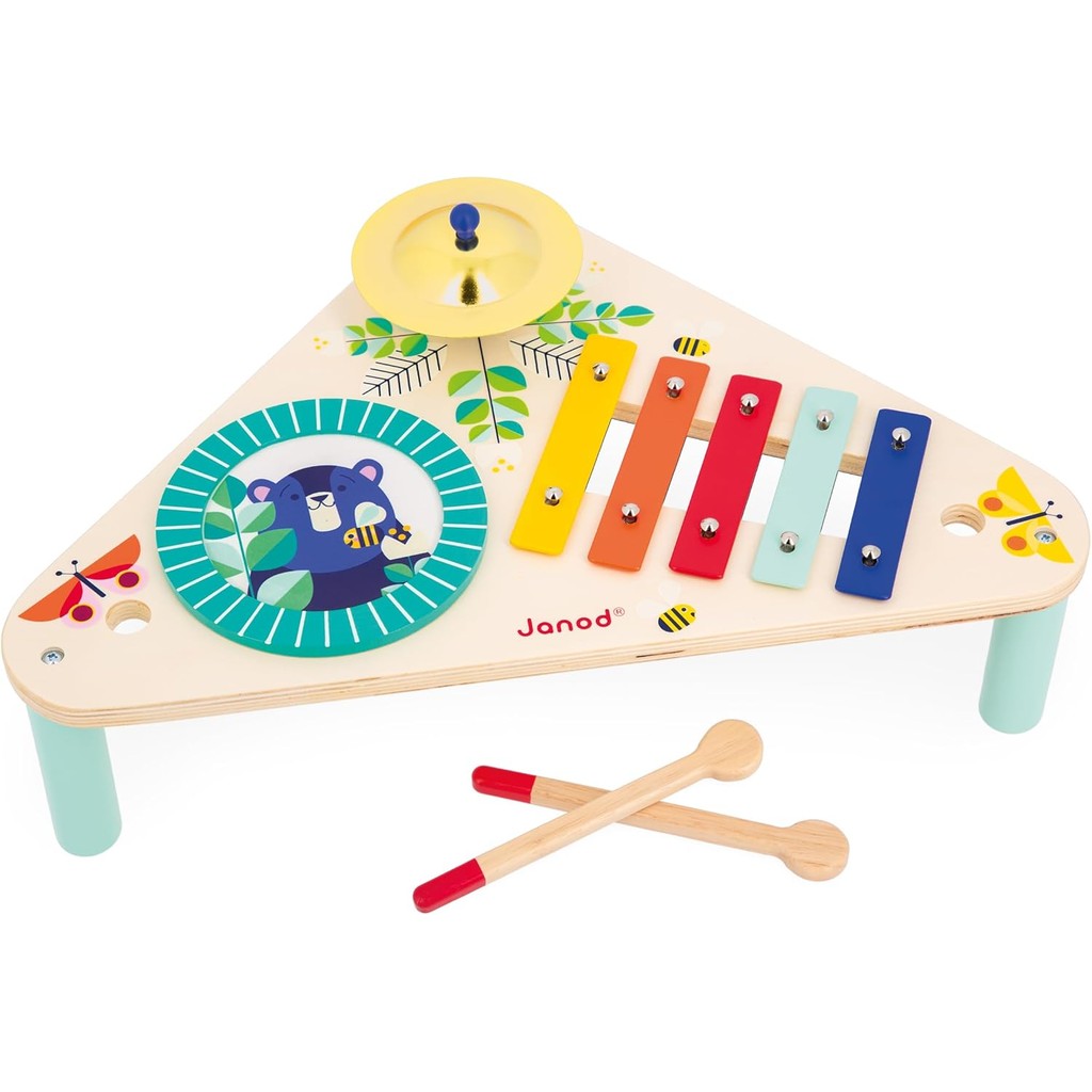 Minha Primeira Mesa Musical 3 Instrumentos Gioia Janod