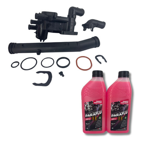 Kit Carcaça da bomba d'agua com cavalete plástico e Aditivos - VW Gol G5 G6 Fox Voyage Polo - Wisa em Oferta na Shopee