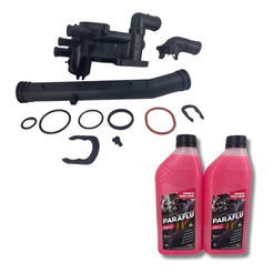 Kit Carcaça da bomba d'agua com cavalete plástico e Aditivos - VW Gol G5 G6 Fox Voyage Polo - Wisa