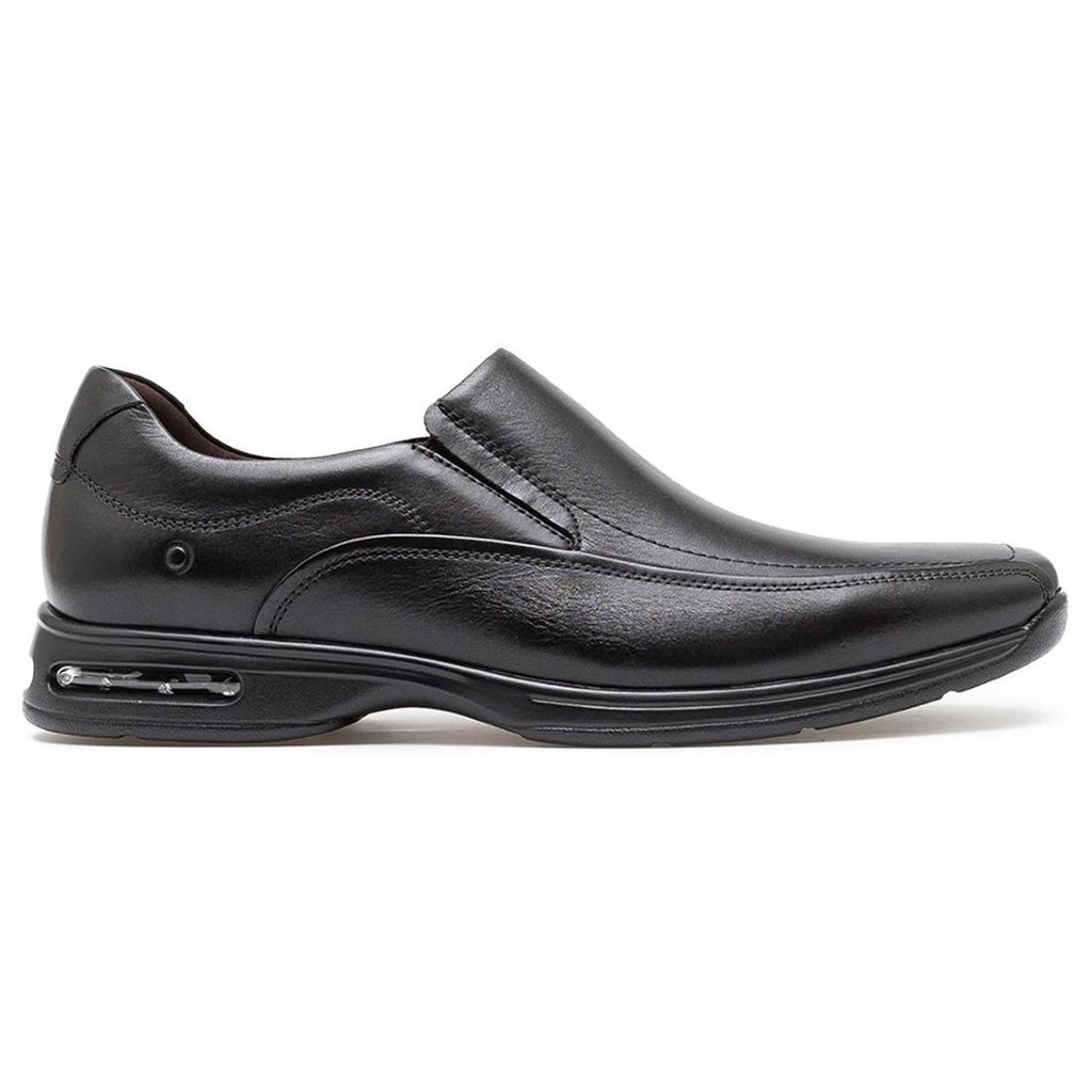 Sapato Social Masculino Couro Democrata Slip On Confort Ar - Men Shoes
