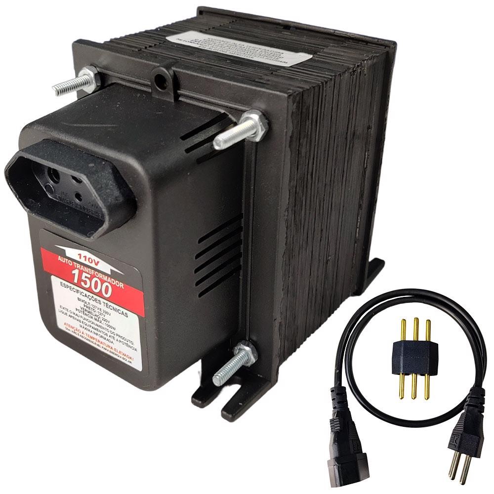 Transformador de Voltagem 1050W Bivolt EVAT1500 EVALD em Oferta na Shopee